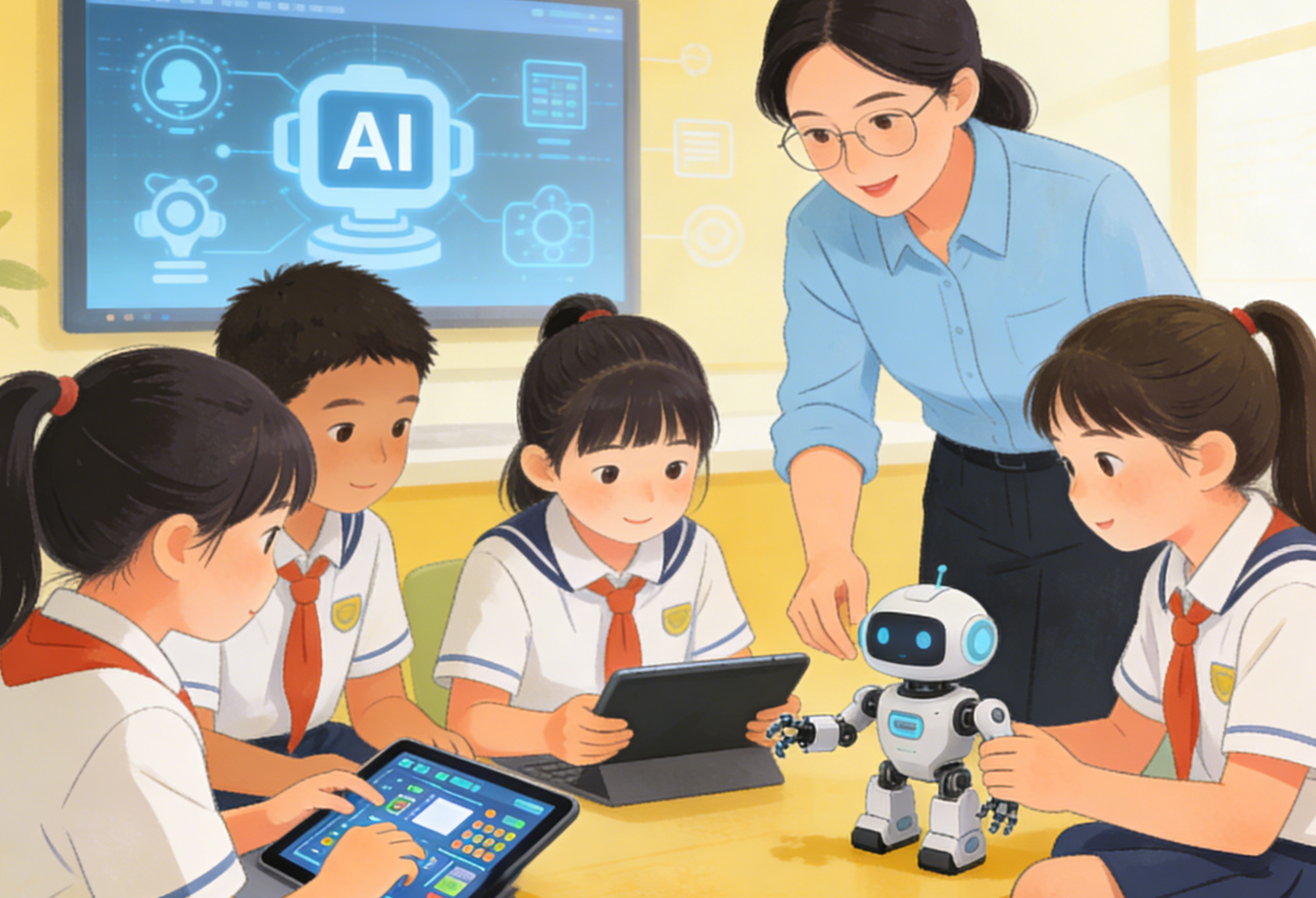 2026中国教育改革分析：全学段AI通识教育应对人口变化