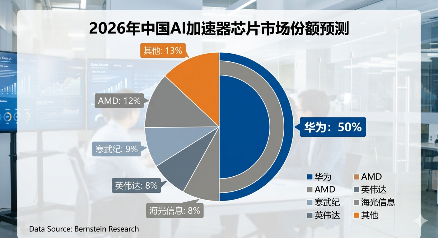 2026年中国AI加速器芯片市场份额预测